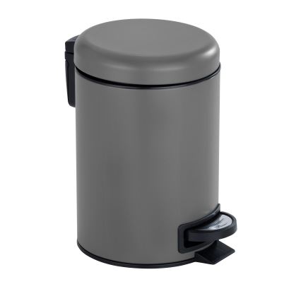 WENKO 22148100 - Cesta LEMAN 17x25 cm gris/negro