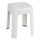 WENKO 22160100 - Taburete ALASKA 37x45,5 cm blanco