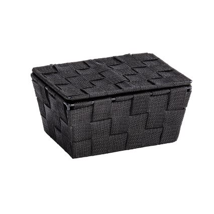 WENKO 22197100 - Cesta ADRIA 19x14 cm negra