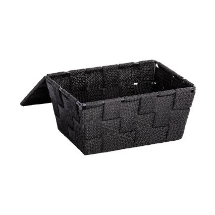 WENKO 22197100 - Cesta ADRIA 19x14 cm negra