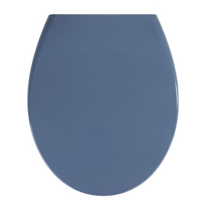 WENKO 22403100-WC asiento SAMOS 44,5x37,5 cm azul/plateado