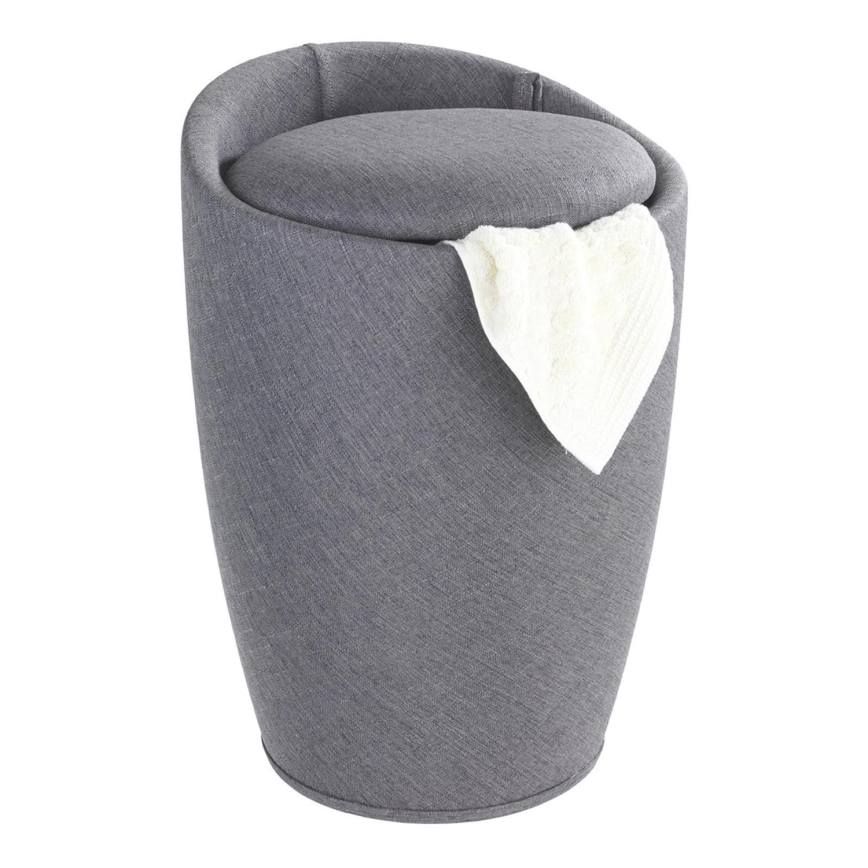 WENKO 22448100 - Taburete CANDY 36x50,5 cm gris/negro