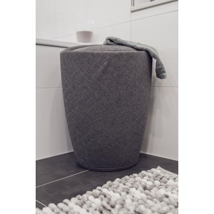 WENKO 22448100 - Taburete CANDY 36x50,5 cm gris/negro