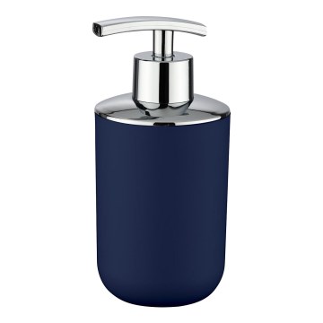 WENKO 22519100 - Dispensador de jabón BRASIL 320 ml azul/cromo brillante