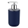WENKO 22519100 - Dispensador de jabón BRASIL 320 ml azul/cromo brillante