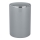 WENKO 22562100 - Papelera INCA 18,5x25,5 cm gris/cromo brillante