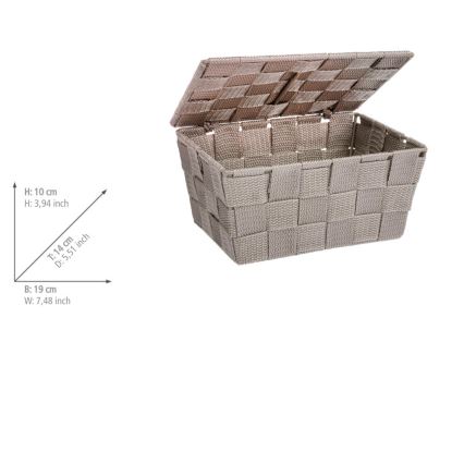 WENKO 22575100 - Cesta ADRIA 19x14 cm beige