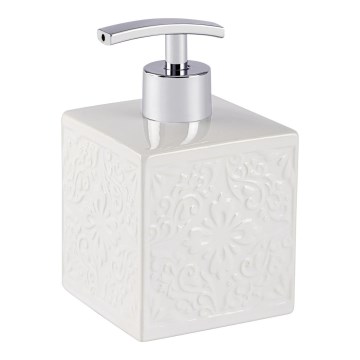WENKO 22650100 - Dispensador de jabón CORDOBA 500 ml blanco