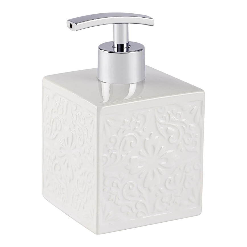 WENKO 22650100 - Dispensador de jabón CORDOBA 500 ml blanco
