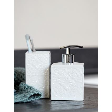 WENKO 22650100 - Dispensador de jabón CORDOBA 500 ml blanco