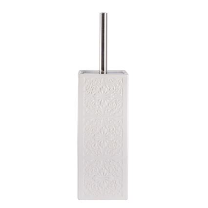 WENKO 22651100 - Escobilla para WC CORDOBA 9,5x35 cm blanca