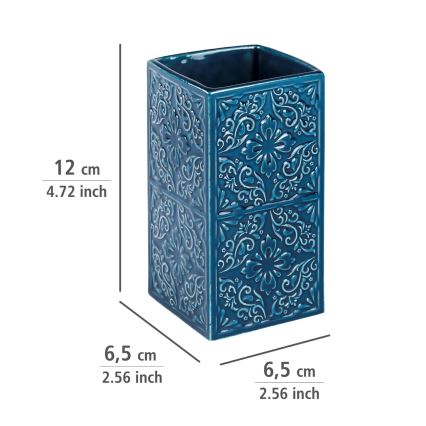 WENKO 22652100 - Vaso CORDOBA 6,5x12 cm azul