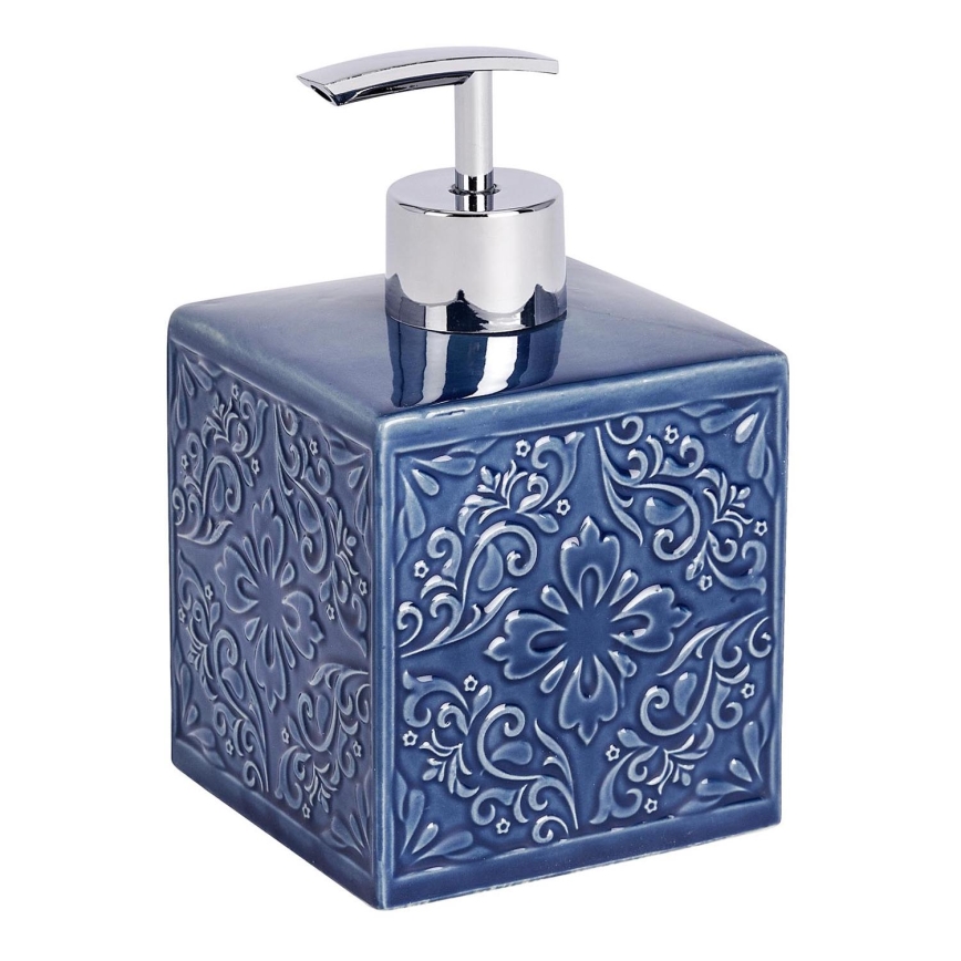 WENKO 22653100 - Dosificador de jabón CORDOBA 500 ml azul