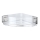 WENKO 22686100-Repisa de esquina VACUUM-LOC QUADRO ED 28x19,5 cm plateada/transparente