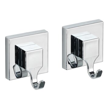 WENKO 22688100 - Gancho VACUUM-LOC QUADRO ED 6x7 cm plateado/cromo brillante
