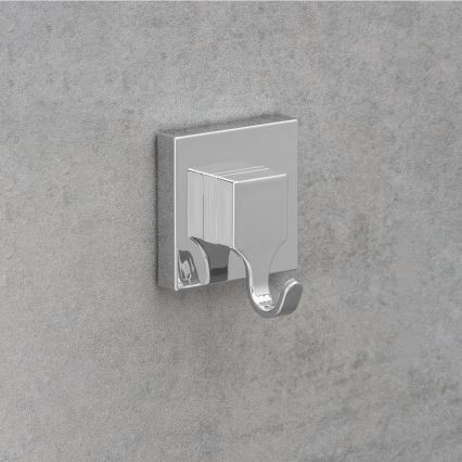 WENKO 22688100 - Gancho VACUUM-LOC QUADRO ED 6x7 cm plateado/cromo brillante