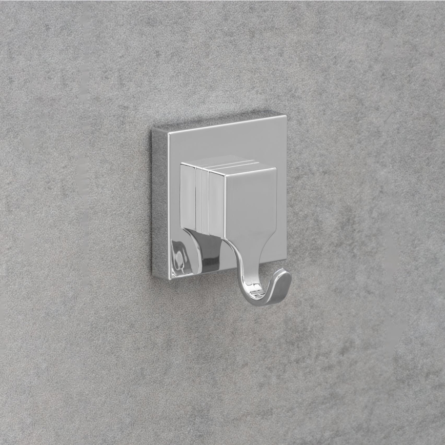 WENKO 22688100 - Gancho VACUUM-LOC QUADRO ED 6x7 cm plateado/cromo brillante