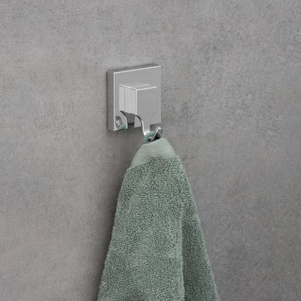 WENKO 22688100 - Gancho VACUUM-LOC QUADRO ED 6x7 cm plateado/cromo brillante