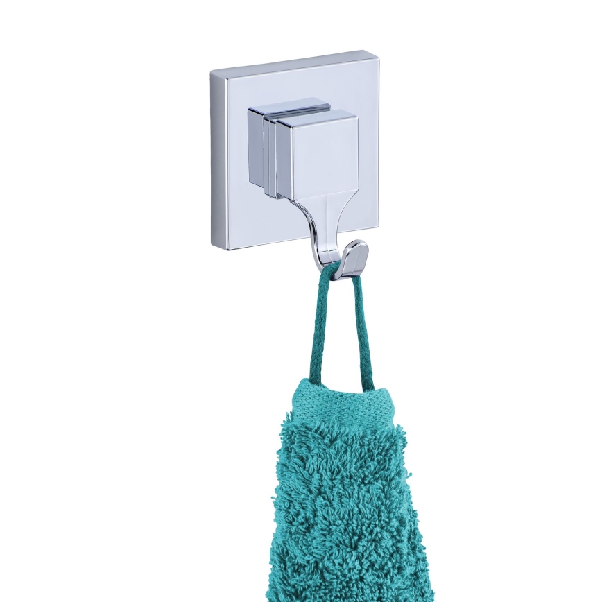 WENKO 22688100 - Gancho VACUUM-LOC QUADRO ED 6x7 cm plateado/cromo brillante