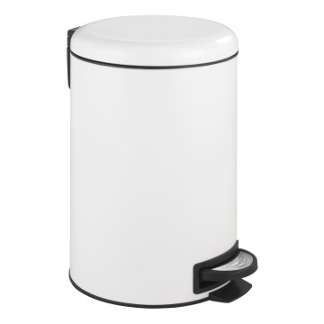 WENKO 22707100 - Cubo de basura LEMAN 25x38 cm blanco/negro