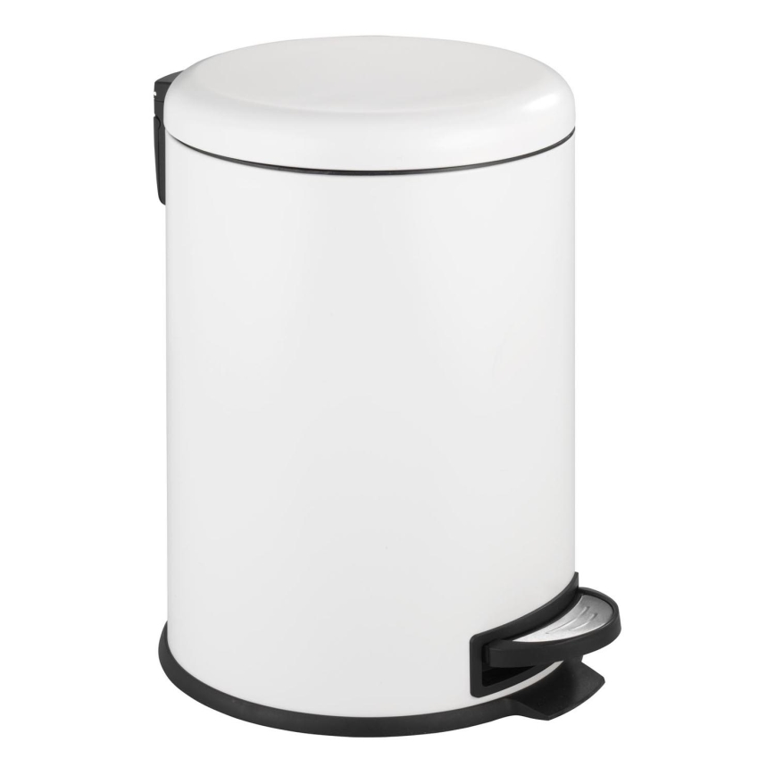 WENKO 22708100 - Cesto LEMAN 30,5x44 cm blanco/negro