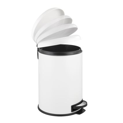 WENKO 22708100 - Cesto LEMAN 30,5x44 cm blanco/negro