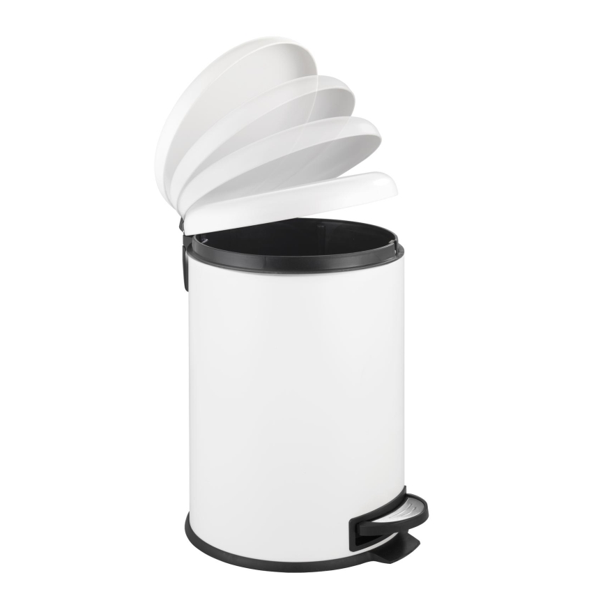 WENKO 22708100 - Cesto LEMAN 30,5x44 cm blanco/negro
