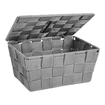 WENKO 22793100 - Cesto ADRIA 19 x 14 cm, gris
