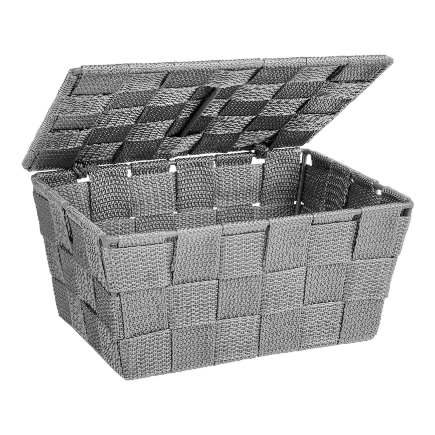 WENKO 22793100 - Cesto ADRIA 19 x 14 cm, gris
