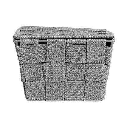 WENKO 22793100 - Cesto ADRIA 19 x 14 cm, gris