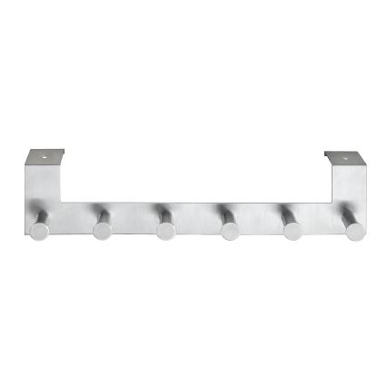 WENKO 22804100-Perchero CELANO 39x11 cm acero inoxidable/plateado