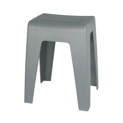 WENKO 22944100 - Taburete KUMBA 38x47 cm gris