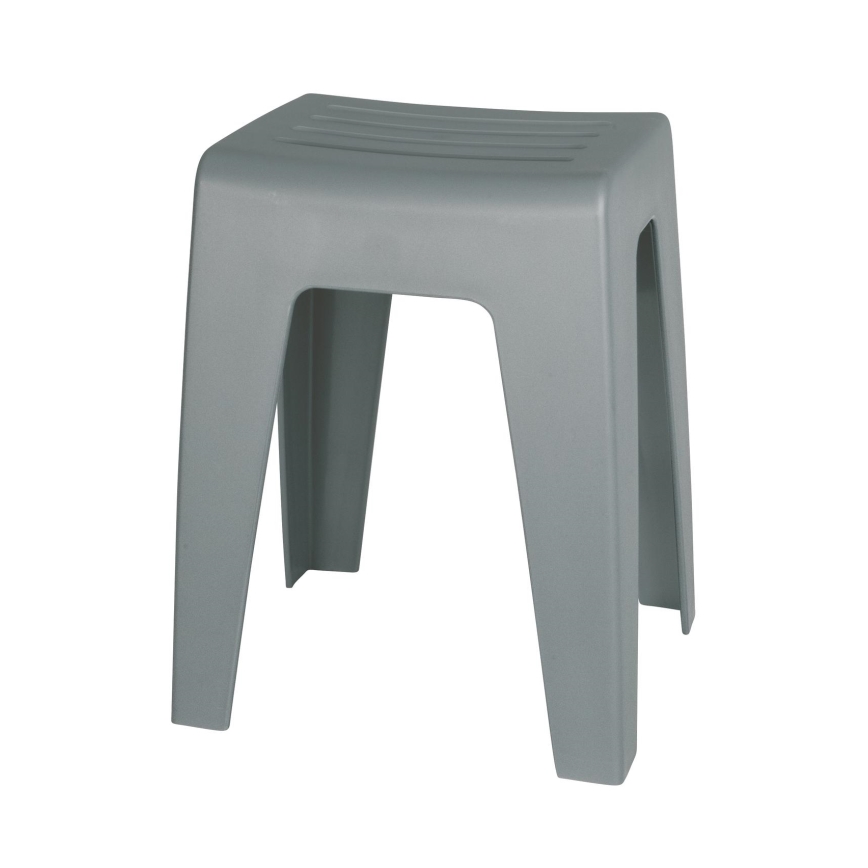 WENKO 22944100 - Taburete KUMBA 38x47 cm gris