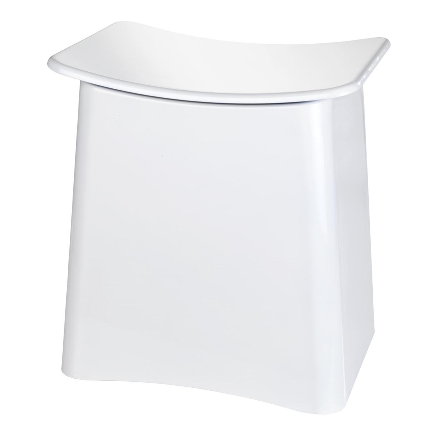 WENKO 22949100 - Taburete WING 45x48 cm blanco/negro