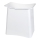 WENKO 22949100 - Taburete WING 45x48 cm blanco/negro