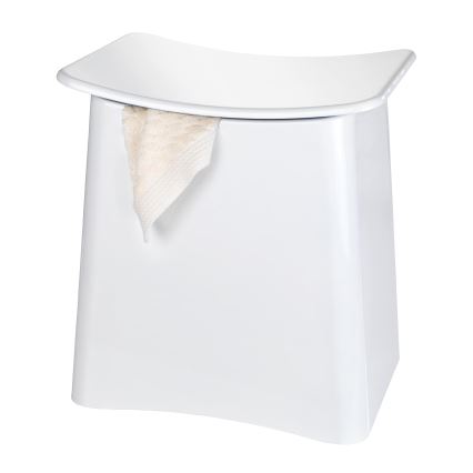 WENKO 22949100 - Taburete WING 45x48 cm blanco/negro