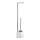 WENKO 22989100 - Cepillo para WC AVOLA 13x70 cm acero inoxidable/blanco/plateado