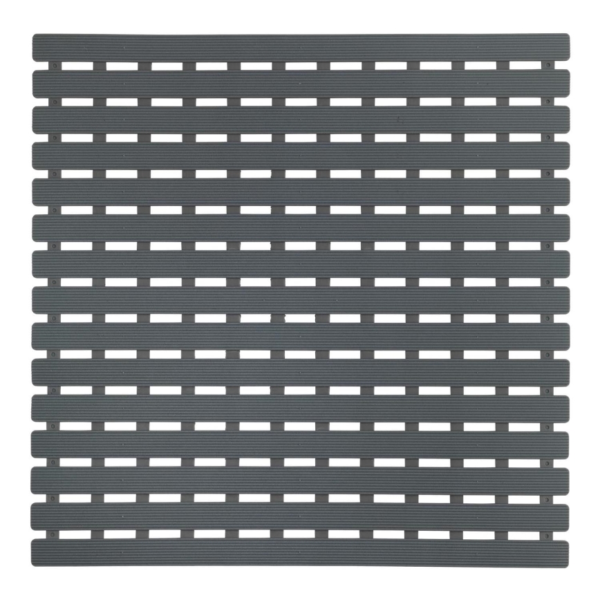 WENKO 23125100-Alfombrilla de ducha ARINOS 54x54 cm gris/gris