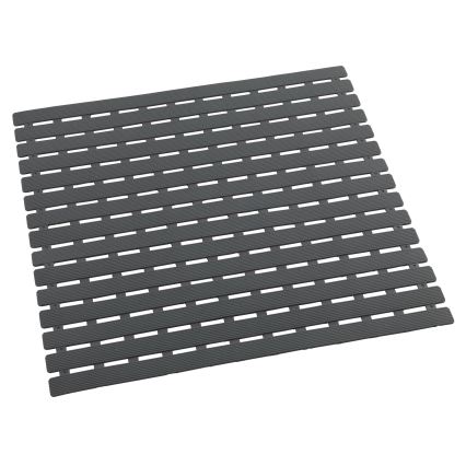 WENKO 23125100-Alfombrilla de ducha ARINOS 54x54 cm gris/gris