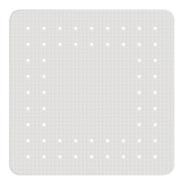 WENKO 23135100-Alfombrilla de ducha MIRASOL 54x54 cm blanca