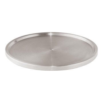 WENKO 2334100 - Bandeja ACERO INOXIDABLE 26,5x1,5 cm acero inoxidable/plateada