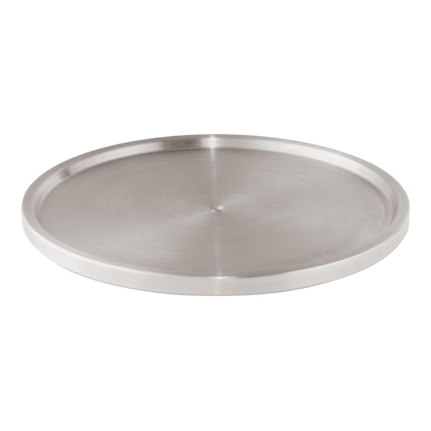 WENKO 2334100 - Bandeja ACERO INOXIDABLE 26,5x1,5 cm acero inoxidable/plateada
