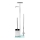 WENKO 23364100 - Cepillo para inodoro DEBAR 21x70,5 cm, acero inoxidable/satinado/blanco
