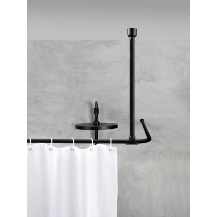 WENKO 23566100 - Soporte de techo UNIVERSAL 57 cm negro