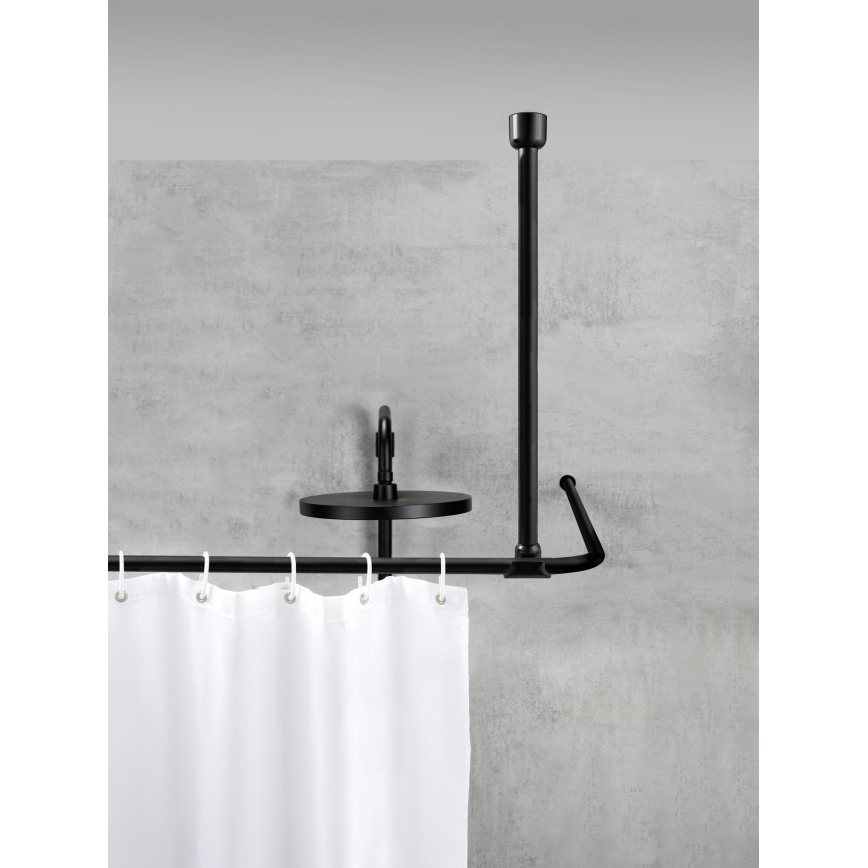 WENKO 23566100 - Soporte de techo UNIVERSAL 57 cm negro