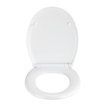 WENKO 23571100-WC Asiento para inodoro 300/350 KG 44,5x37 cm multicolor/plateado