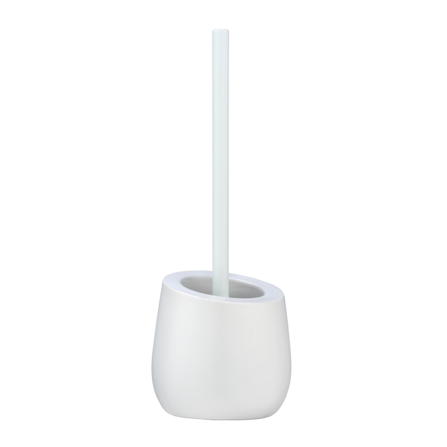 WENKO 23646100 - Cepillo para inodoro BADI 13,5x38 cm blanco