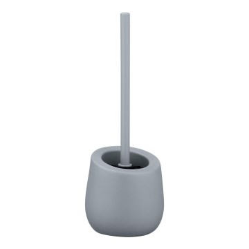 WENKO 23650100 - Escobilla para WC BADI 13,5x38 cm gris