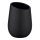 WENKO 23651800 - Vaso portacepillos BADI 8 x 11 cm, negro