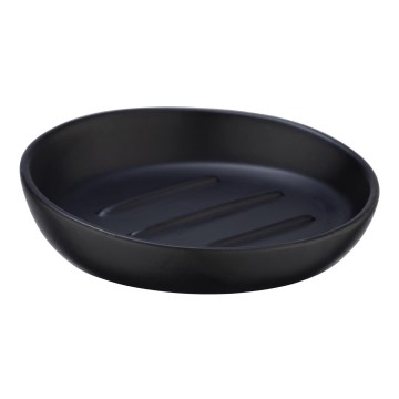 WENKO 23653100 - Jabonera BADI 11,5 x 3 cm negra
